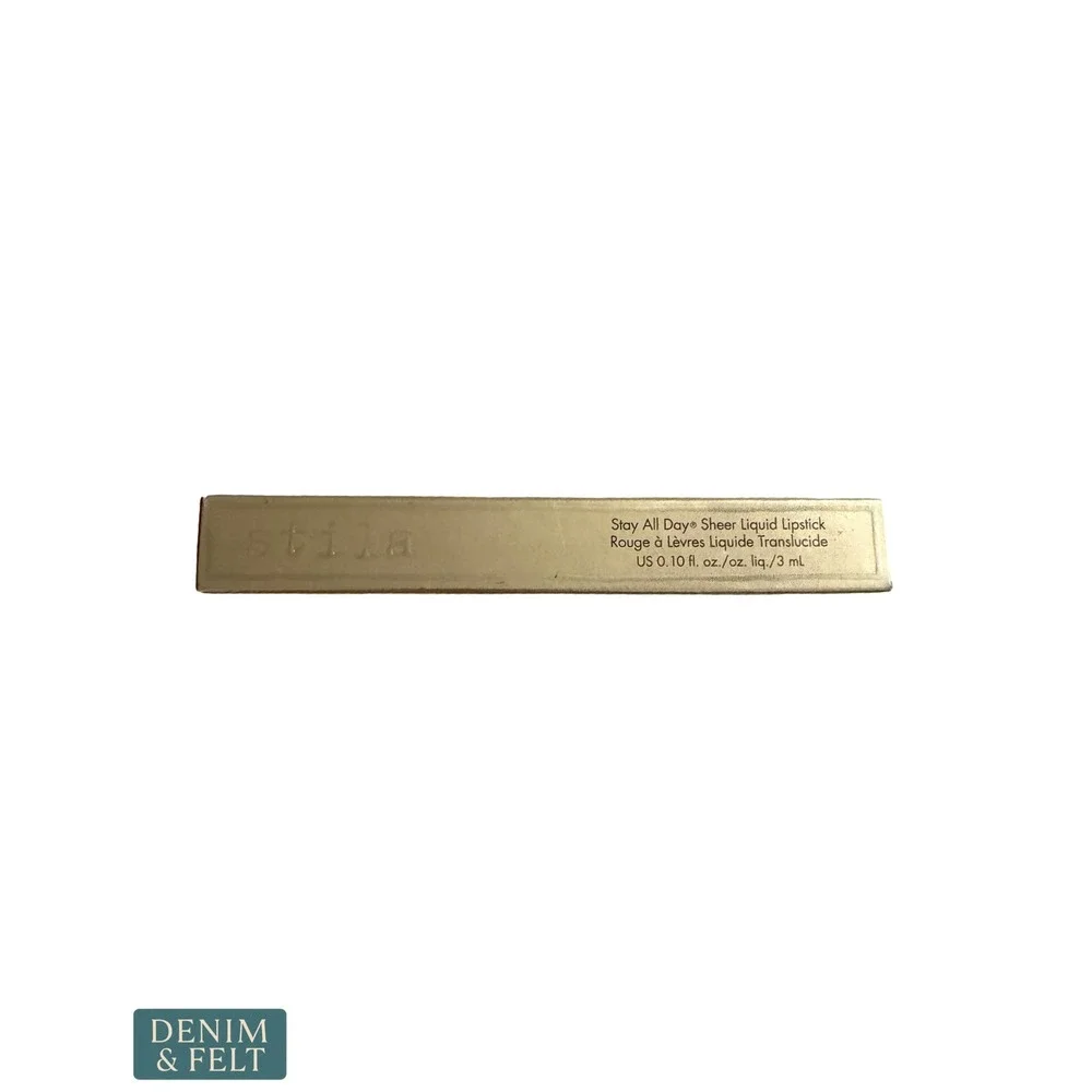 NEW Stila Stay All Day Liquid Lipstick Sheer Sorriso 0.10oz
